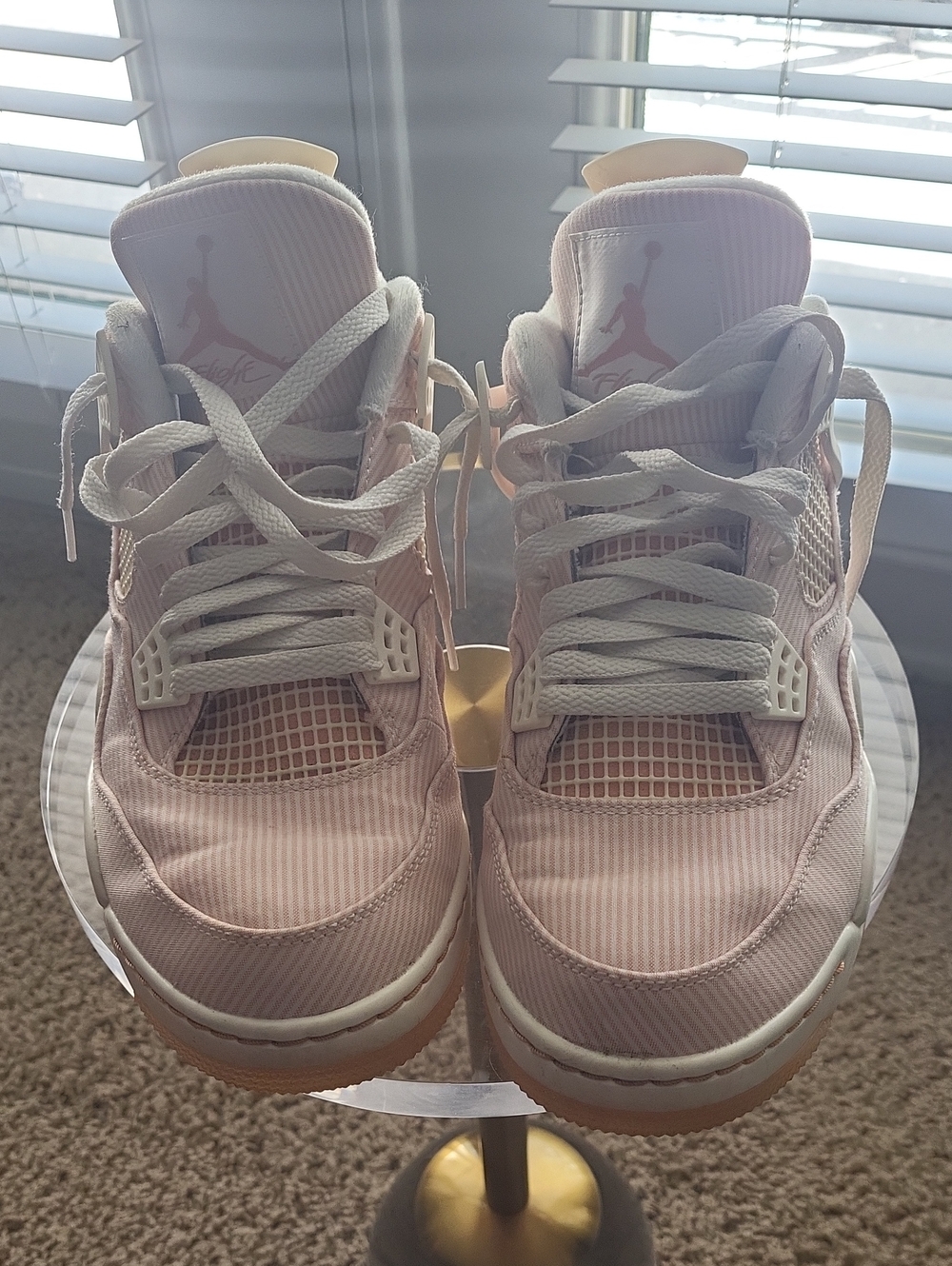 Jordan Air Golf Pink Corduroy High-Top Sneakers